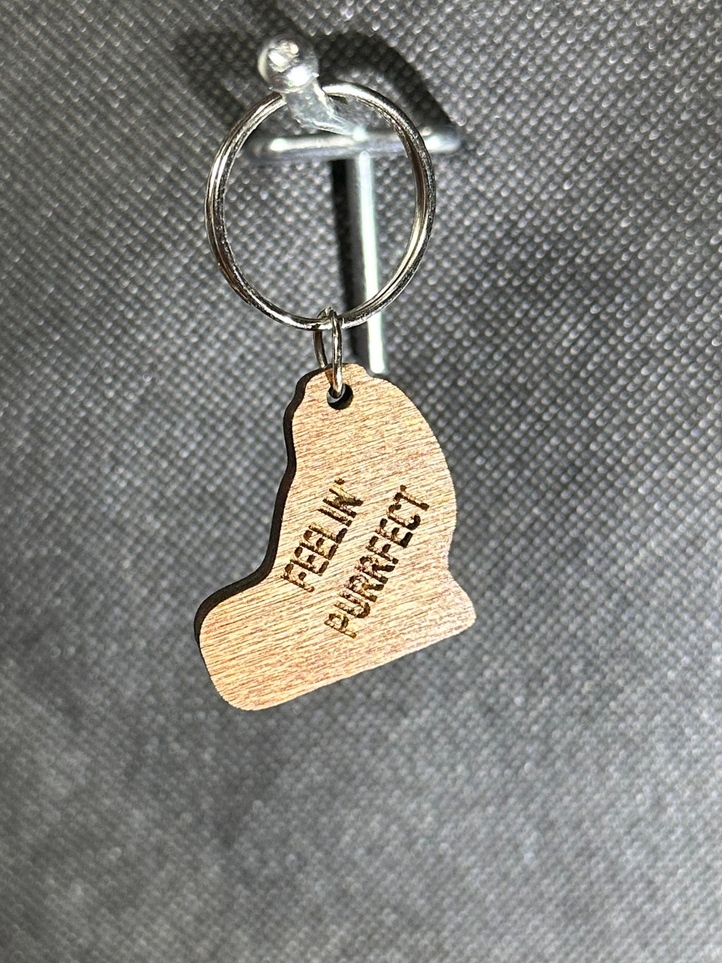 Wooden Animal Keychain