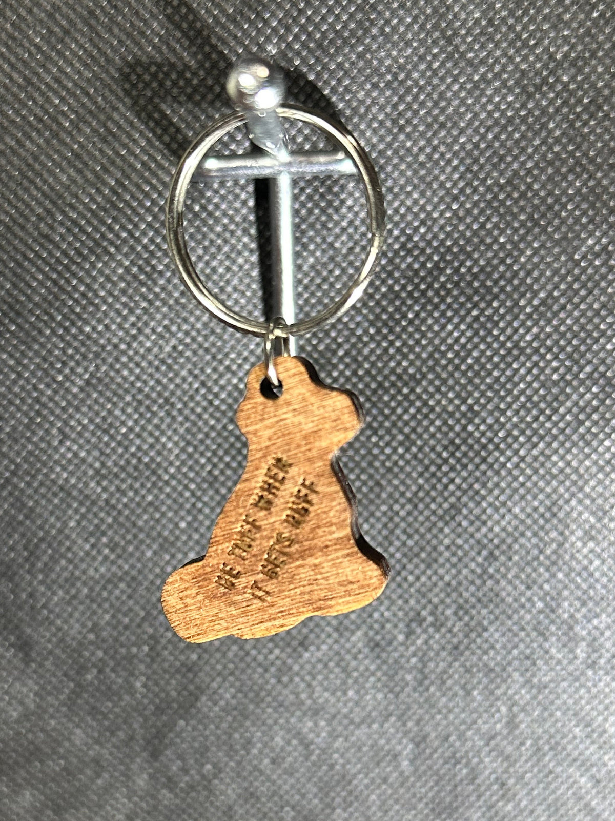 Wooden Animal Keychain