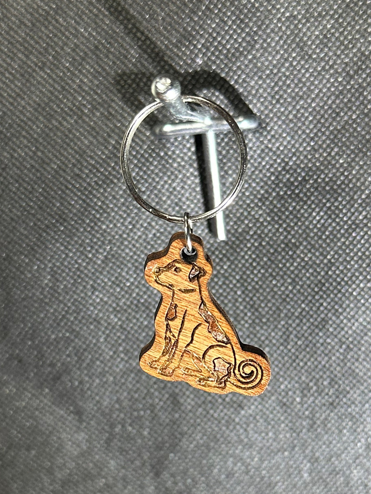 Wooden Animal Keychain