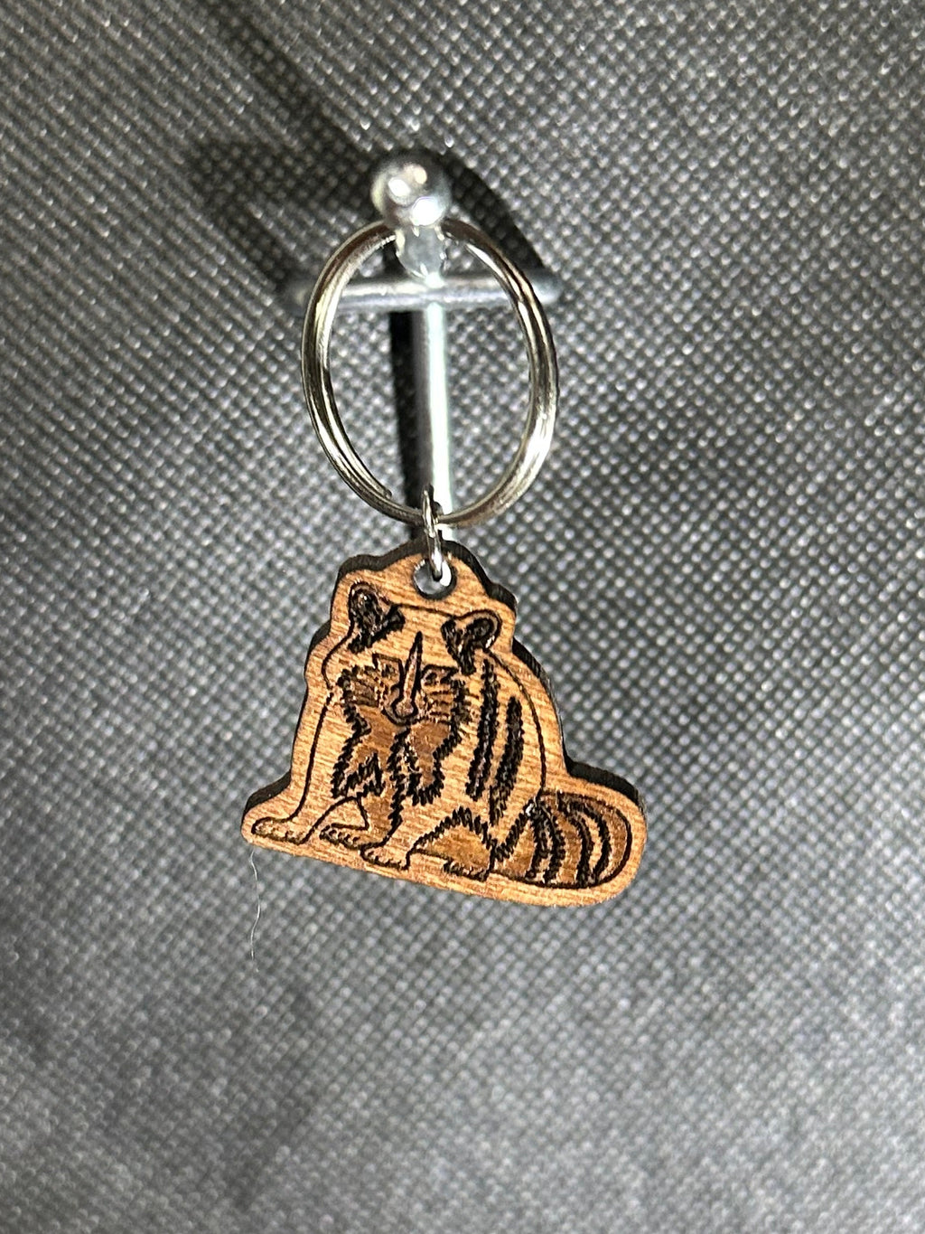 Wooden Animal Keychain