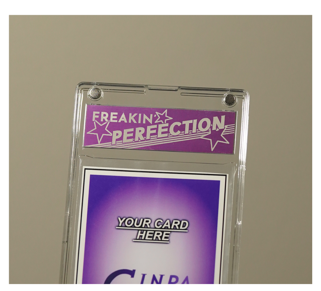 Freakin Perfection Aluminum Label with Case