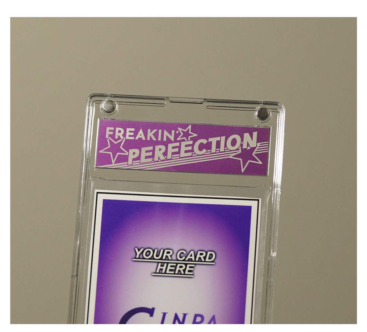 Freakin Perfection Aluminum Label with Case